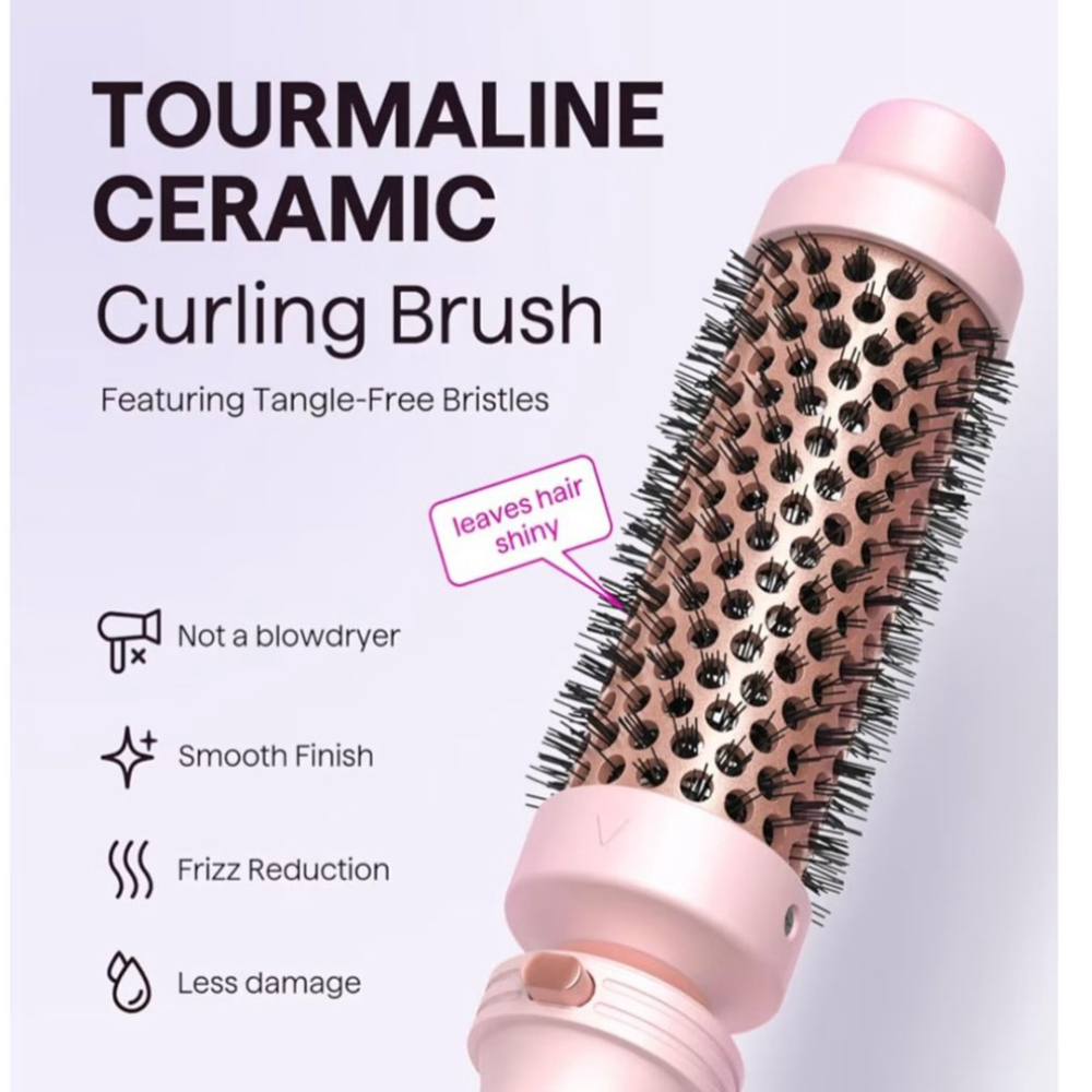Wavytalk 5 in 1 Curling Iron Wand Set Brush & 4 Interchangeable Ceramic Wands - Picture 4 of 14
